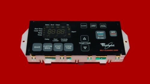 Part # WP6610456 | 6610453 | 9760300 | Whirlpool Oven Control Board (overlay fair - Black)