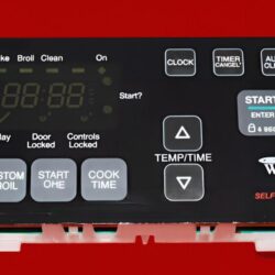 Part # WP6610456 | 6610453 | 9760300 | Whirlpool Oven Control Board (overlay fair - Black)