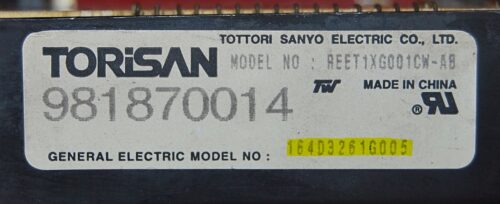 Part # 164D3261G005 | GE Oven Control Board (overlay fair - White)