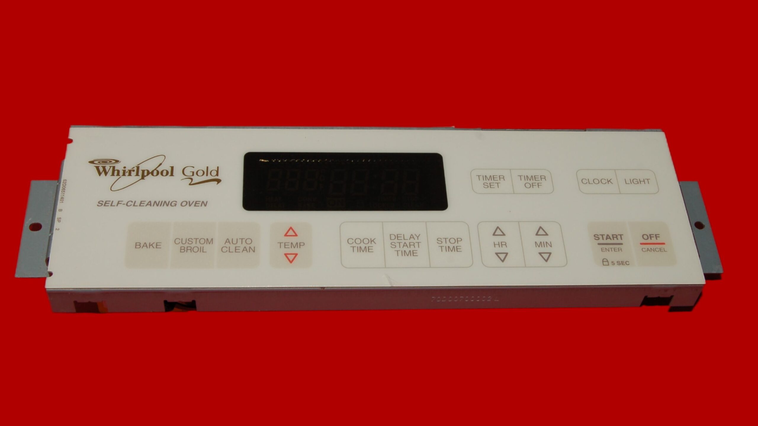 Whirlpool Oven Control Board 6610201 | 8272488 | OEM Used Tested (overlay good - Bisque)