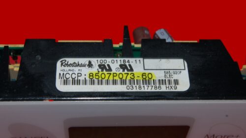 Maytag Oven Control Board 8507P073-60 WP12001628 | OEM Used Tested(overlay good - White)