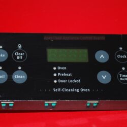 Part # 318184401 Kenmore Oven Electronic Control Board (used, overlay fair, black)