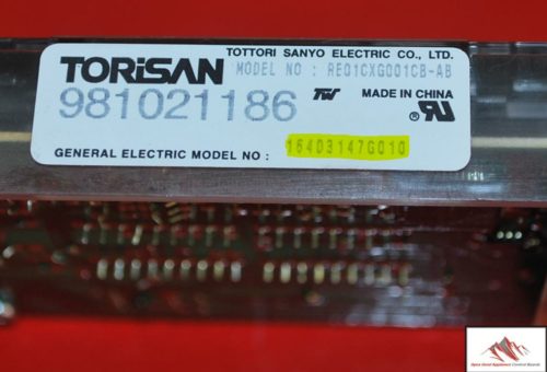 Part #164D3147G010 GE Oven Electronic Control Board (used, overlay good)