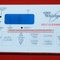Part # 8273748, 6610272 Whirlpool Oven Electronic Control Board (used, overlay fair)