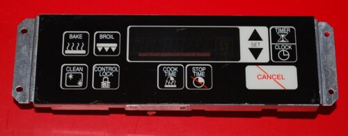 Part # 74003683, 7601P492-60 Maytag Oven Electronic Control Board (used, overlay fair - Black)