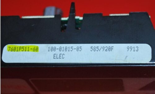 Part # 74003626 | 7601P511-60 | Maytag Oven Control Board (overlay fair - Black)