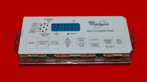 Part # WP6610457 | 8522491 | 6610312 | Whirlpool Oven Control Board (overlay good - White)
