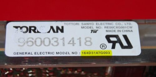 GE Oven Control Board 164D3147G003 | OEM Used Tested (overlay good - White)