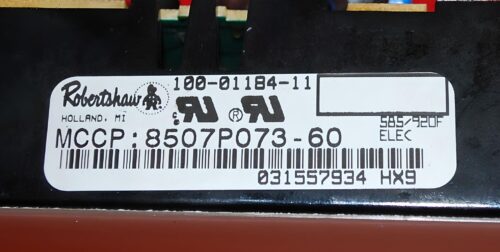 Part # WP12001628 | 8507P073-60 | Maytag Oven Control Board (overlay good - White)