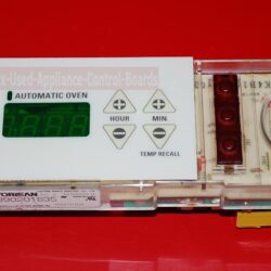 Part # 164D3147G020 - GE Oven Electronic Control Board (used, overlay good -Almond )