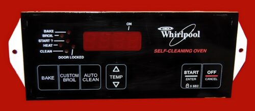 Part # 6610130 | 8053133 | Whirlpool Oven Control Board (overlay fair - Black)