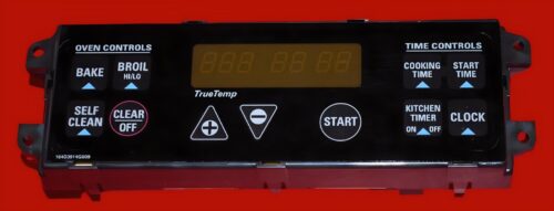 Part # WB27T10355 | 191D3159P111 | GE Oven Control Board (overlay fair - Black)