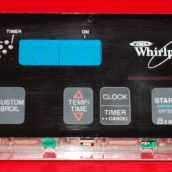 Part # 3196250 Whirlpool Oven Electronic Control Board (used, overlay fair - Black)