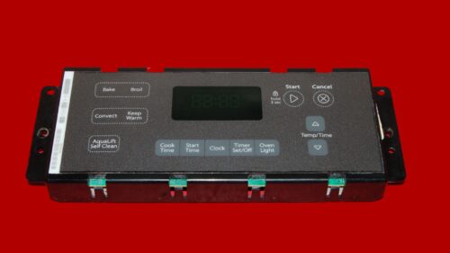 Whirlpool Oven Control Board W10586737 | W10349740 | OEM Used Tested (overlay good - Dark Gray)