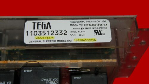 GE Oven Electronic Control Board WB27T11274 | 164D8450G016 | OEM Used Tested (overlay good - White)
