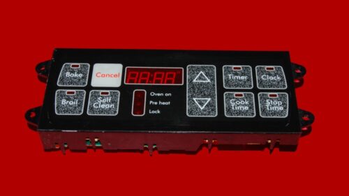 Maytag Oven Control Board 7601P61260 | WP12001628 | OEM Used Tested (overlay good - Black)