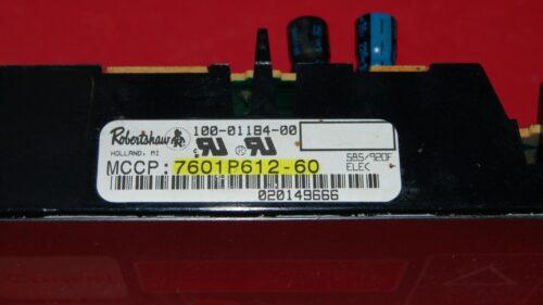 Maytag Oven Control Board 7601P61260 | WP12001628 | OEM Used Tested (overlay good - Black)