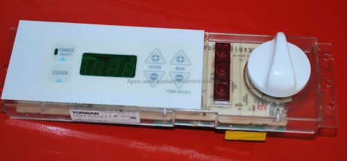 Part # 164D3147G021, WB27X10215 - GE Oven Electronic Control Board (used, overlay fair)