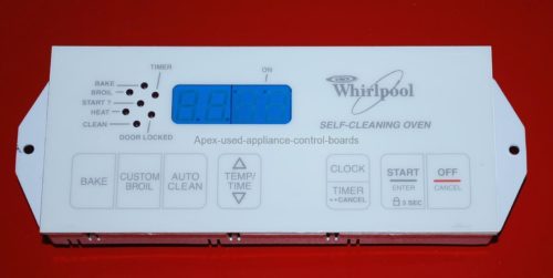 Part # 6610311 | 8522475 - Whirlpool Oven Control Board (used, overlay very good - White)