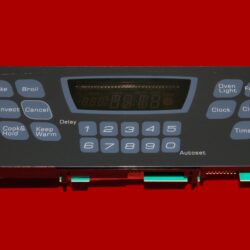 Part # WP5701M648-60 | 8507P195-60 | Whirlpool Oven Control Board (overlay fair - Dark Gray)