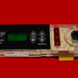 GE Oven Control Board 164D3147G017 | WB27X10215 | OEM Used Tested (overlay fair - Black)