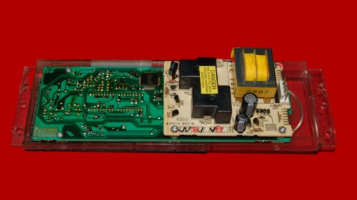 GE Oven Control Board 164D3147G017 | WB27X10215 | OEM Used Tested (overlay fair - Black)
