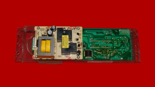 GE Oven Control Board 164D3147G017 | WB27X10215 | OEM Used Tested (overlay fair - Black)
