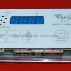 Part # 8552508, 6610320 - Whirlpool Oven Electronic Control Board (used, overlay fair)