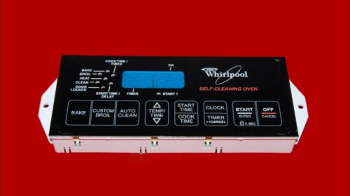 Part # 6610156 | 8053157 | Whirlpool Oven Control Board (overlay good - Black)