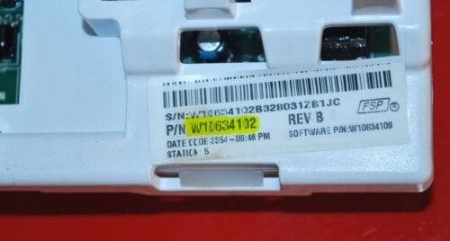 Part # W10634102 - Whirlpool Washer Electronic Control Board (used)
