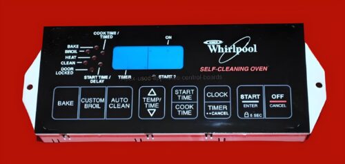 Part # 6610156 | 8053157 | Whirlpool Oven Control Board (overlay good - Black)