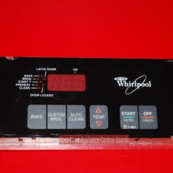 Part # 3190625 Whirlpool Oven Electronic Control Board (used, overlay fair)