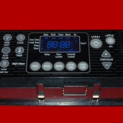 Whirlpool Oven Control Board 9762185 | W1083141 | OEM Used Tested (overlay fair - Black)