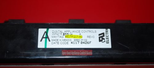 Part # 8507P207-60 Maytag Oven Electronic Control Board (used, overlay good)