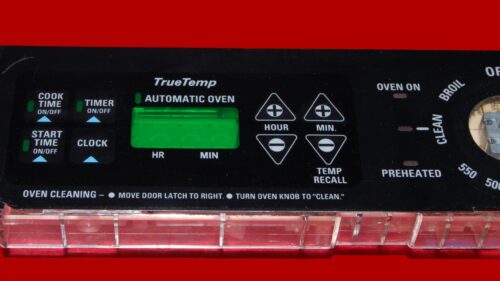 Part # WB27T10230 | 191D2818P002 | GE Oven Control Board (overlay fair - Black)