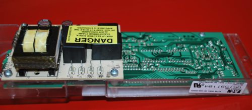 Part # WB27X5553, 164D2851P015 - GE Oven Electronic Control Board (used, overlay Very Good - White)