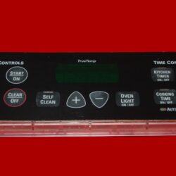 Part # WB27T10864 | 191D3776P011 | GE Oven Control Board (overlay fair - Black)