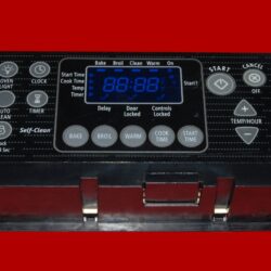 Whirlpool Oven Control Board 9762185 | W1083141 | OEM Used Tested (overlay fair - Black)