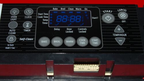 Part # W10831410 | 9762185 | Whirlpool Oven Control Board (overlay fair - Black)