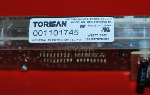 Part # WB27T10102, 164D3762P002 -GE Oven Control Board (used, overlay fair)