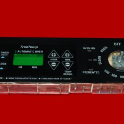 Part # WB27T10230 | 191D2818P002 | GE Oven Control Board (overlay fair - Black)