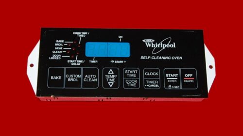 Part # WP6610456 | 6610313 | 8522477 | Whirlpool Oven Control Board (overlay good - Black)