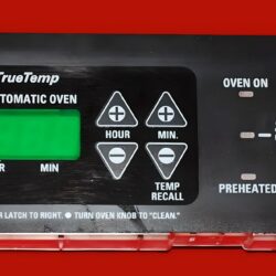 Part # WB27T10230 | 191D2818P002 | GE Oven Control Board (overlay fair - Black)
