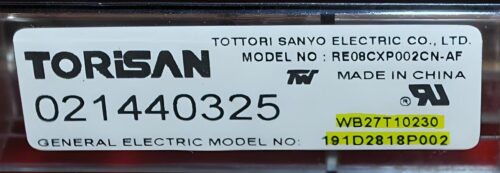 Part # WB27T10230 | 191D2818P002 | GE Oven Control Board (overlay fair - Black)