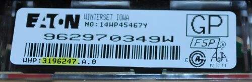 Part # 8053994 | 3196247 | Whirlpool Gas Oven Control Board (overlay good - Black)