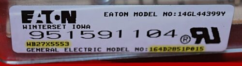 Part # WB27X5553 | 164D2851P015 | GE Oven Control Board (overlay excellent - White)