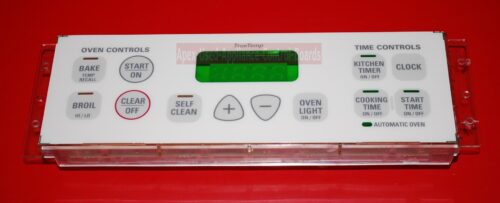 Part # 183D8192P002, WB27K10091 - GE Gas Oven Electronic Control Board (used, overlay good-Bisque)