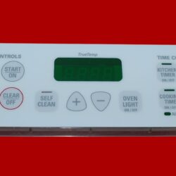 Part # WB27T10467, 191D3776P002 GE Oven Electronic Control Board (used, overlay good)