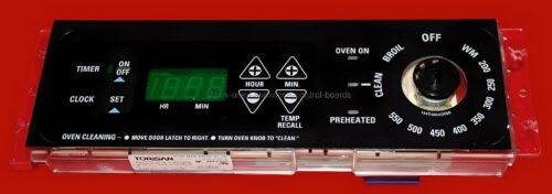 Part # WB27T10103 | 164D3762P003 | GE Oven Control Board (overlay fair - Black) Part # WB27T10103 | 164D3762P003 | GE Oven Control Board (overlay fair - Black)