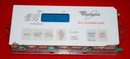 Part # 3196245 Whirlpool Oven Electronic Control Board (used, overlay fair - White)